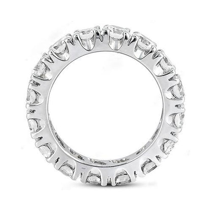 Eternity Band 4 Carat. Diamonds F Vs1 Eternity Engagement Band Gold