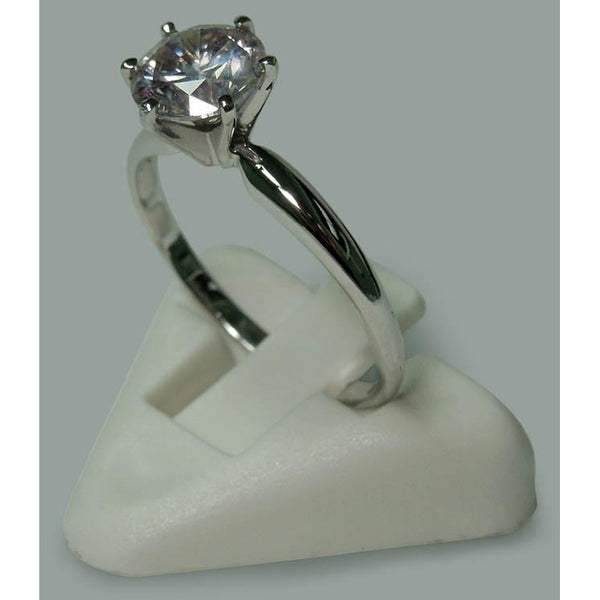 Round Diamond  White Gold New Solitaire Ring