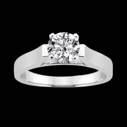 Big Size New  Style White Elegant Woman's Solitaire Diamond Ring 