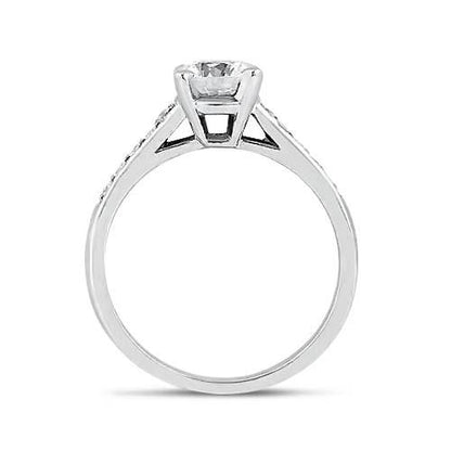Solitaire Ring with Accents
