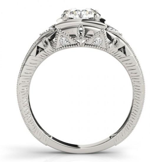 Three Stone Ring New 1 Carat Diamonds Ring F Vvs1 Diamond Jewelry Lady Men Gold Three Stone Ring