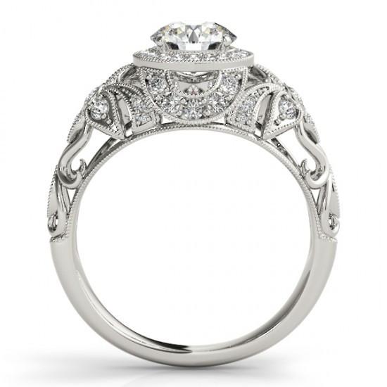 Vintage Style Engagement Anniversary Ring