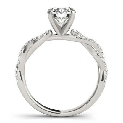 Solitaire Ring with Accents