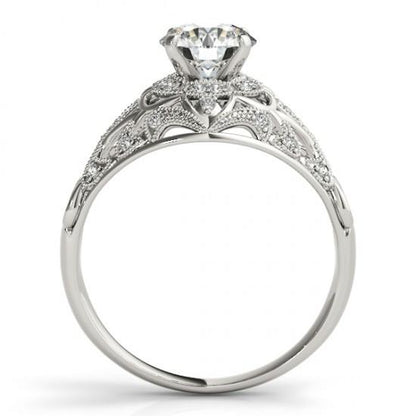 Solitaire Ring with Accents