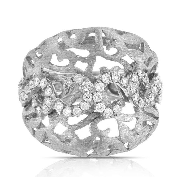 Unique Style White Sparkling Engagement White gold Female White Gold Anniversary Ring