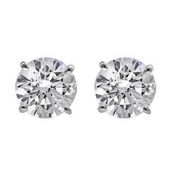 1.3 Ct Round Cut Natural Earth Mined Diamond Stud Earring