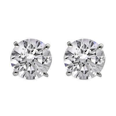 New Style  Round Cut Diamond Stud Earring 