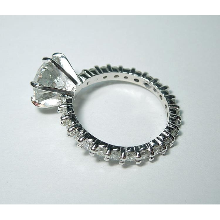New Amazing Style Engagement White Gold Diamond Solitaire Ring 