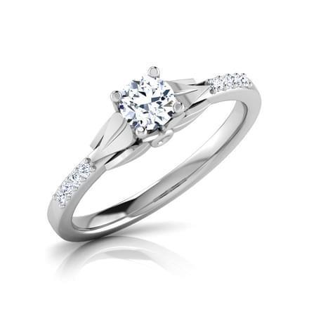 Unique Lady’s Style White Sparkling Engagement White gold   Diamond Engagement Women Ring White Gold  Engagement Ring