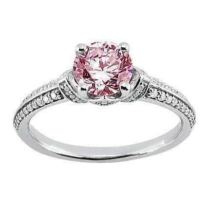  Lady’s  Round Diamond Gemstone   Gemstone Ring