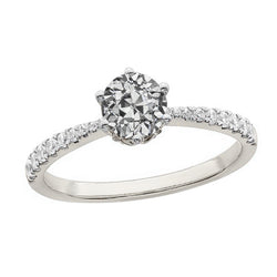 14K Gold Engagement Ring With Accents Old Miner Real Natural Earth Mined Diamond 2.75 Carats