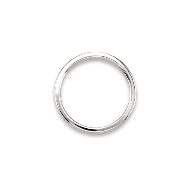 Three Stone Ring Platinum Semi-Mount Engagement Ring Or Matching Band Three Stone