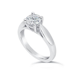 1.50 Carat Round Cut Solitaire Diamond Engagement Ring