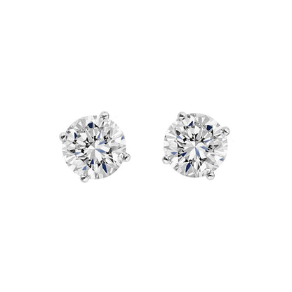 14K White Gold 2.00 Carats Diamonds Ladies Studs Earrings New Stud Earrings