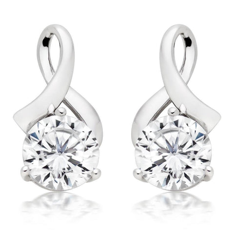 14K White Gold 3.80 Ct Round Cut Diamonds Ladies Drop Earrings New Drop Earrings