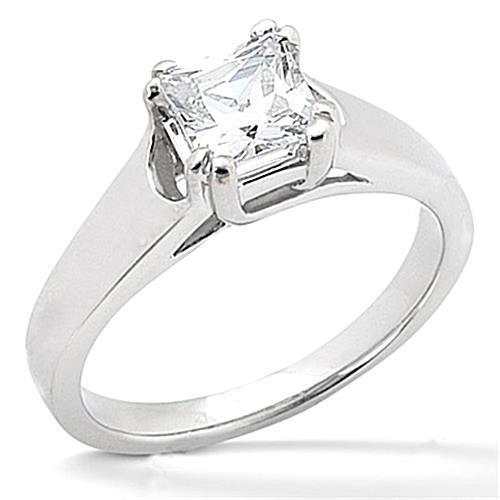  Lady’s Sparkling Unique Solitaire White Gold Anniversary Ring 