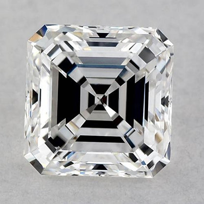 1.5 Carats Asscher Diamond Loose F Fl Very Good Cut Diamond
