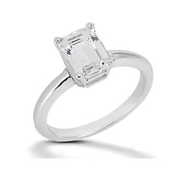 Emerald Cut Engagement Ring 1.5 Carat