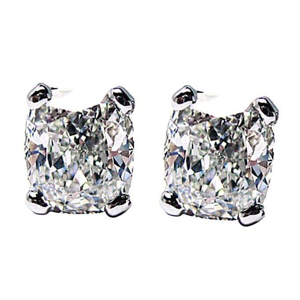 1.5 Ct Diamond Pair Cushion Cut Stud Earring Stud Earrings
