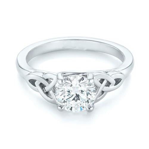 1.5 Ct F Vs Round Cut Solitaire Diamond Engagement Ring Solitaire Ring