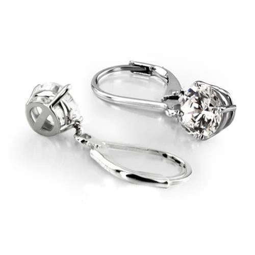 1.5 Ct Round Diamond Dangle Stud Earring White Gold Stud Earrings