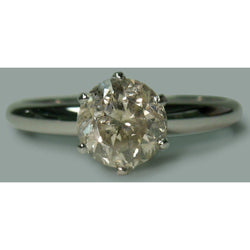 1.50 Carat Round Diamond Solitaire Engagement Ring Jewelry
