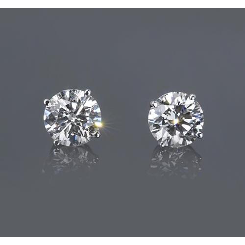 1.50 Carats Solitaire Stud Earring Stud Earrings
