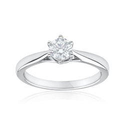 1.50 Ct Round Cut Diamond Solitaire Wedding Ring