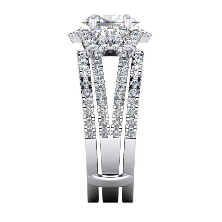 Women's Oval Diamond Ring