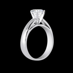 1.50 Carat Round Solitaire Cathedral Setting Diamond Ring
