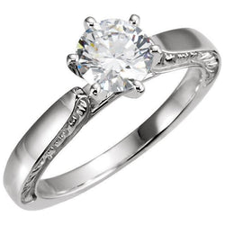 1.50 Carat Round Brilliant Diamond Solitaire Engagement Ring