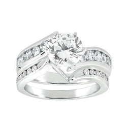 Diamond Engagement Ring Set 1.75 Carats
