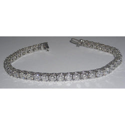 16.72 Ct. Lab Grown Diamond Tennis Bracelet Jewelry White Gold