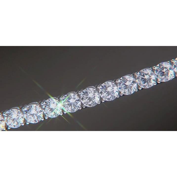 16.5 Ct Vvs Triple Ex Stones Large Diamond Tennis Bracelet Tennis Bracelet
