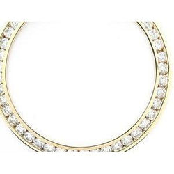 1.75 Ct Round Custom Diamond Bezel To Fit Rolex Date All Watch Models