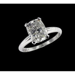 1.75 Carat Radiant Cut Diamond Solitaire Ring White Gold Jewelry