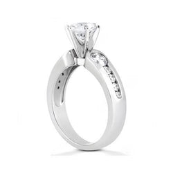 1.75 Ct. Diamonds Three Stone Ring Engagement White Gold Jewelry