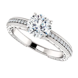 1.75 Ct. Diamond Engagement Anniversary Ring White Gold 14K