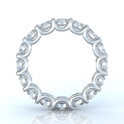 9 Carats Round Diamond Eternity Wedding Band White Gold Lady Jewelry Eternity Band