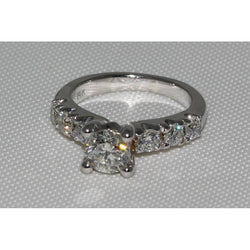 1.85 Carat Diamonds Engagement Ring White Gold