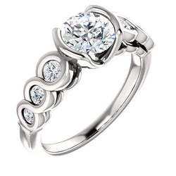 1.86 Ct. Round Brilliant Diamonds Wedding Anniversary Ring