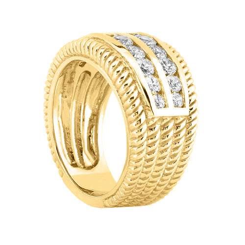 2.50 Carats Round Diamond Right Hand Anniversary Ring 