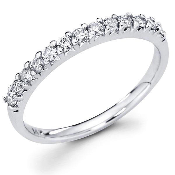1.95 Ct Round Diamond Wedding Band Ring Half Eternity Band