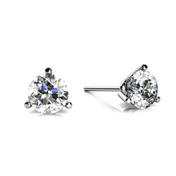 Natural Diamond Earring 1ct - White Gold 14K
