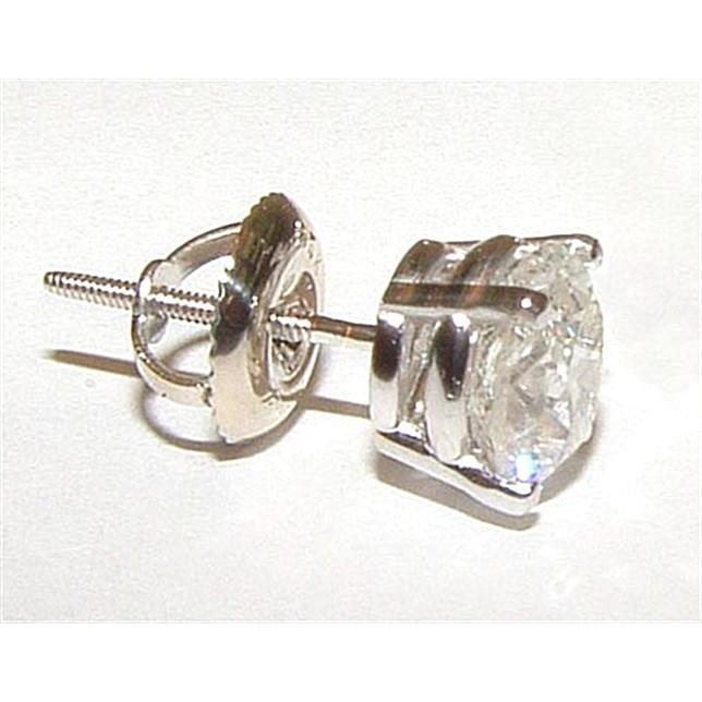  Diamond Stud Earring Man Earring White Gold Stud Earrings