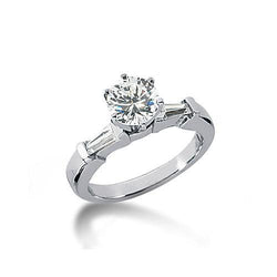 2.01 Carat Diamonds 3 Stone Engagement Ring White Gold
