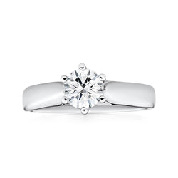 2 Carat New Sparkling Round Cut Natural Earth Mined Diamond Engagement Ring