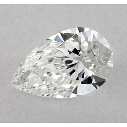 natural pear diamond 2ct loose_diamond front view