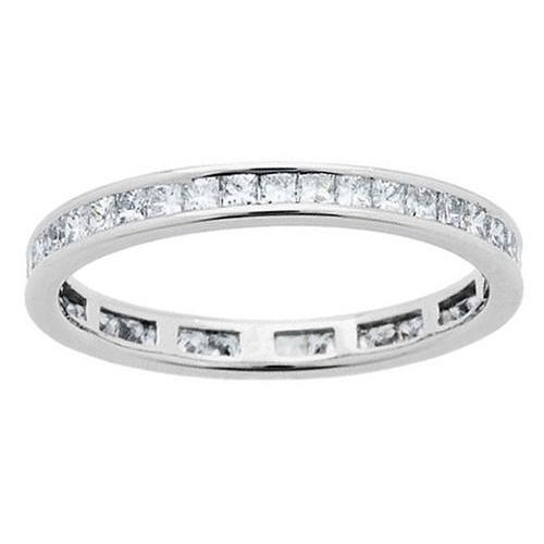 2 Carats Princess Cut Diamonds Eternity Band Eternity Band