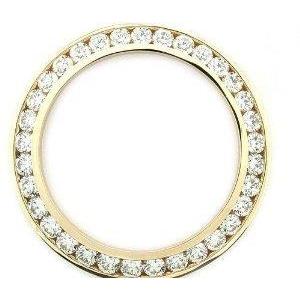 2 Ct Custom Diamond Bezel To Fit Rolex Date Mens Watch Watch Bezel